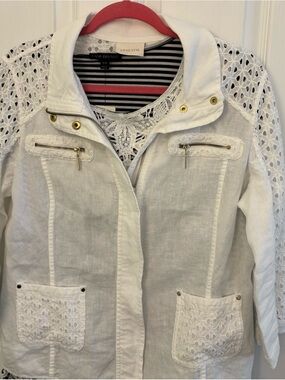 Chicos adorable summer zip up top size 1 or medium